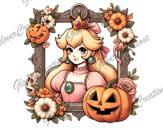 Child Size Peaches Halloween Direct to Film Ready to Press Heat Transfers