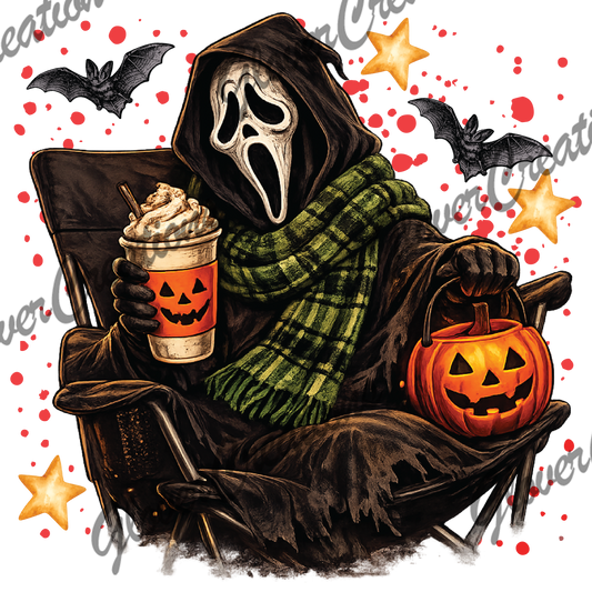 Scream Halloween Direct to Film Ready to Press Heat Transfers