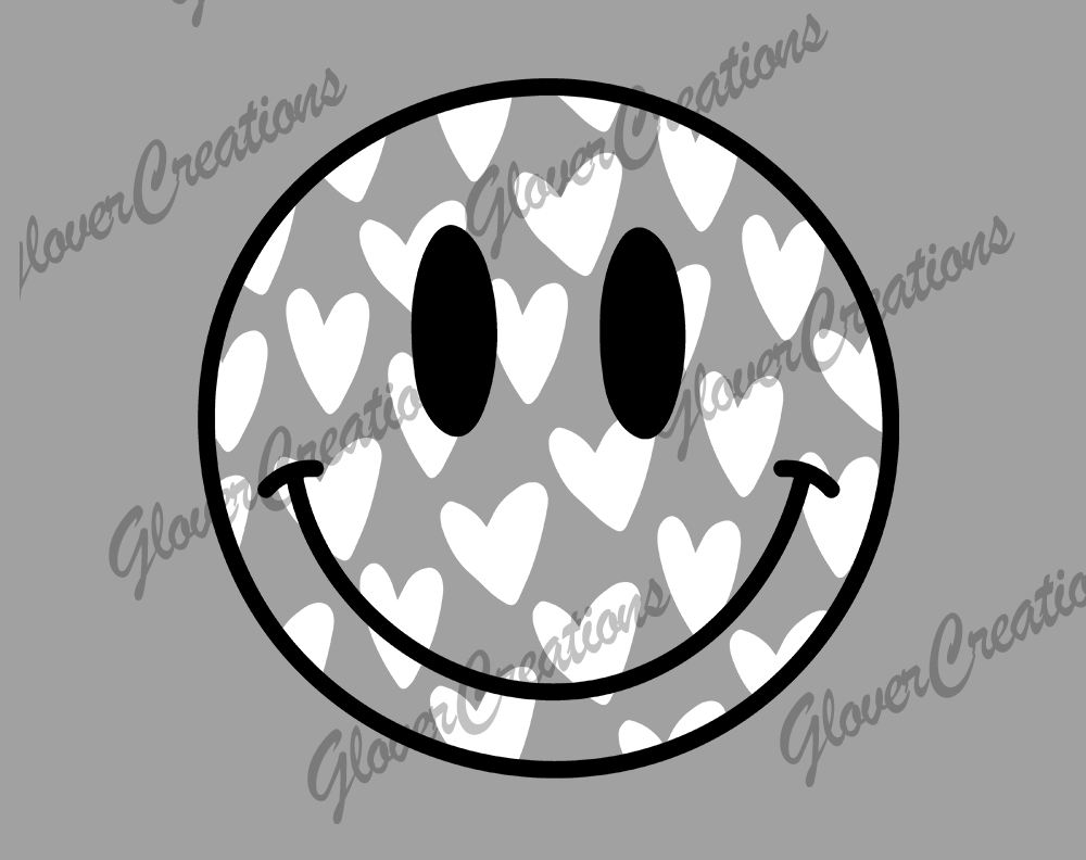 Smiley Face Direct to Film Ready to Press Heat Transfers