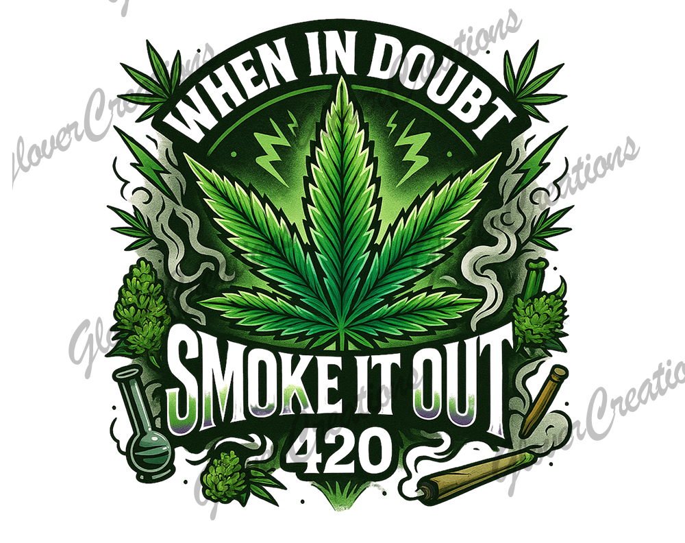 Smoke It Away Direct to Film Ready to Press Heat Transfers