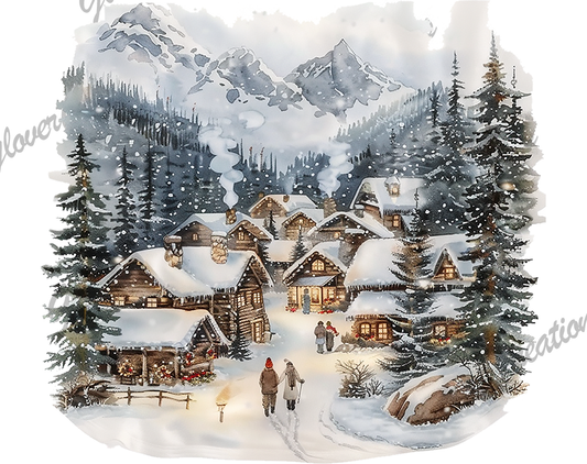 Snowy Scenery Digital Download