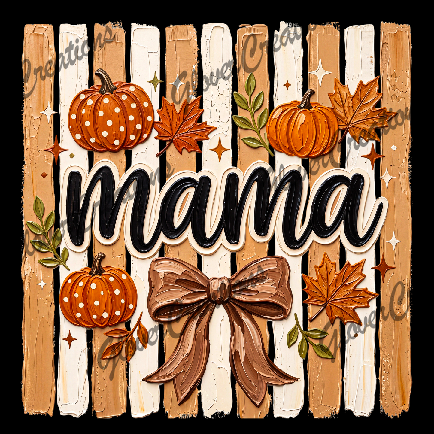 Fall Mama Direct to Film Ready to Press Heat Transfers