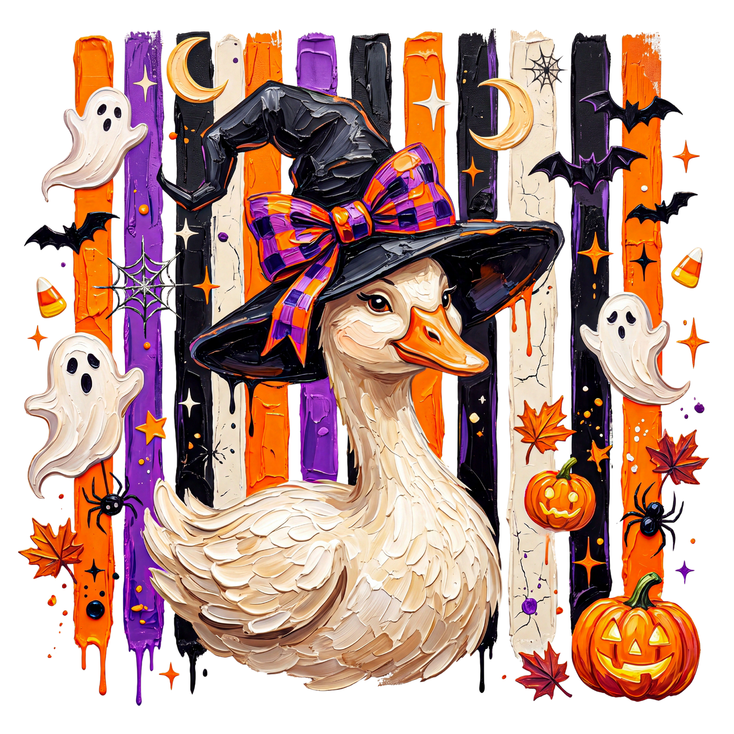 Halloween Goose Direct to Film Ready to Press Heat Transfers