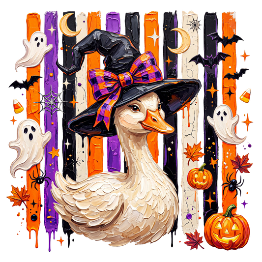 Halloween Goose Direct to Film Ready to Press Heat Transfers