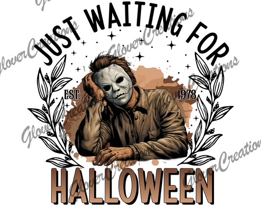 Waiting for Halloween Direct to Film Ready to Press Heat Transfers