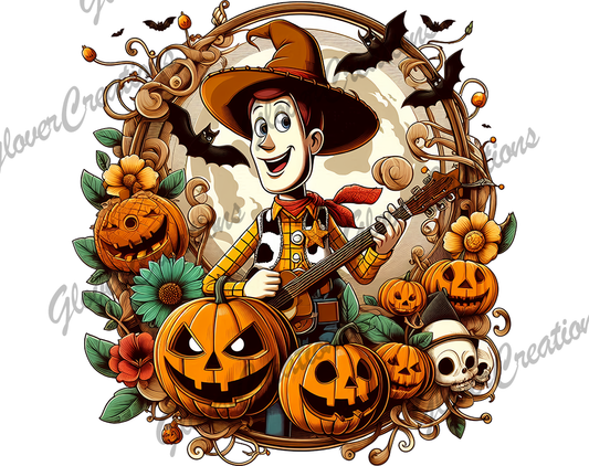 Child Size Woody Halloween  Direct to Film Ready to Press Heat Transfers