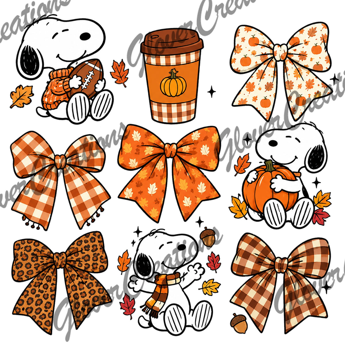 Cozy Fall Pup & Bows