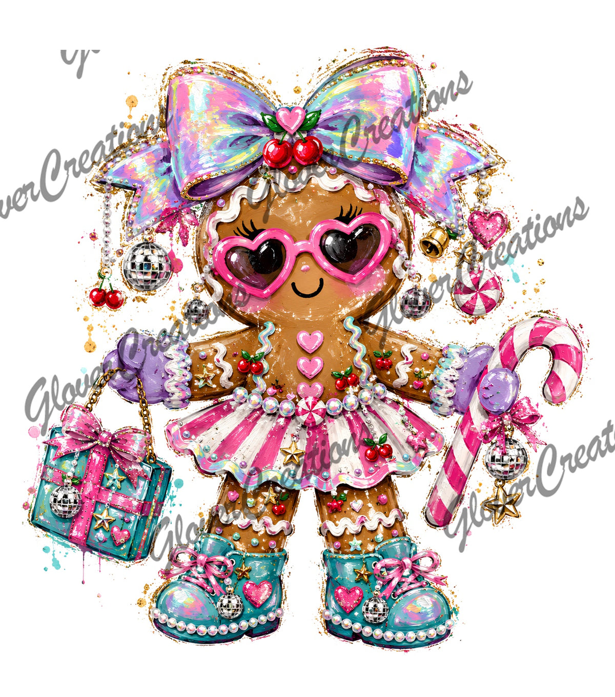Glam Gingerbread Girl