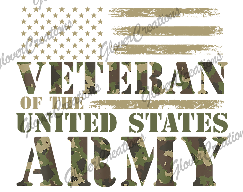 Veteran of the USA Direct to Film Ready to Press Heat Transfer