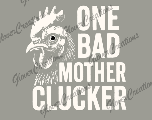 bad chicken Direct to Film Ready to Press Heat Transfers