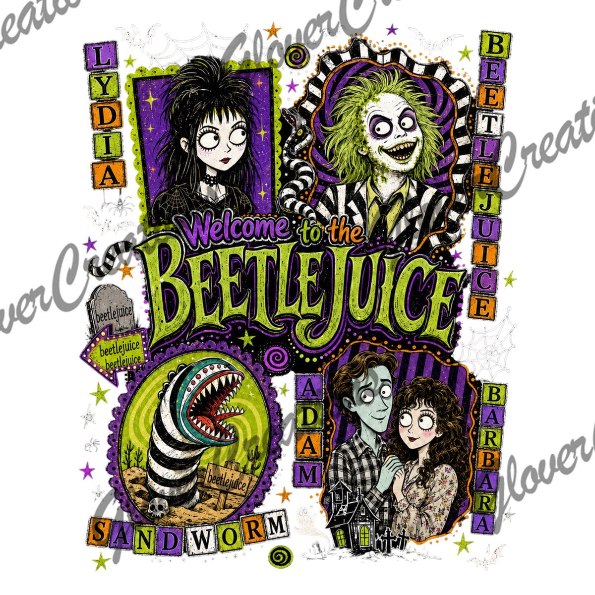 Welcome to the Beetlejuice Direct to Film Ready to Press Heat Transfers