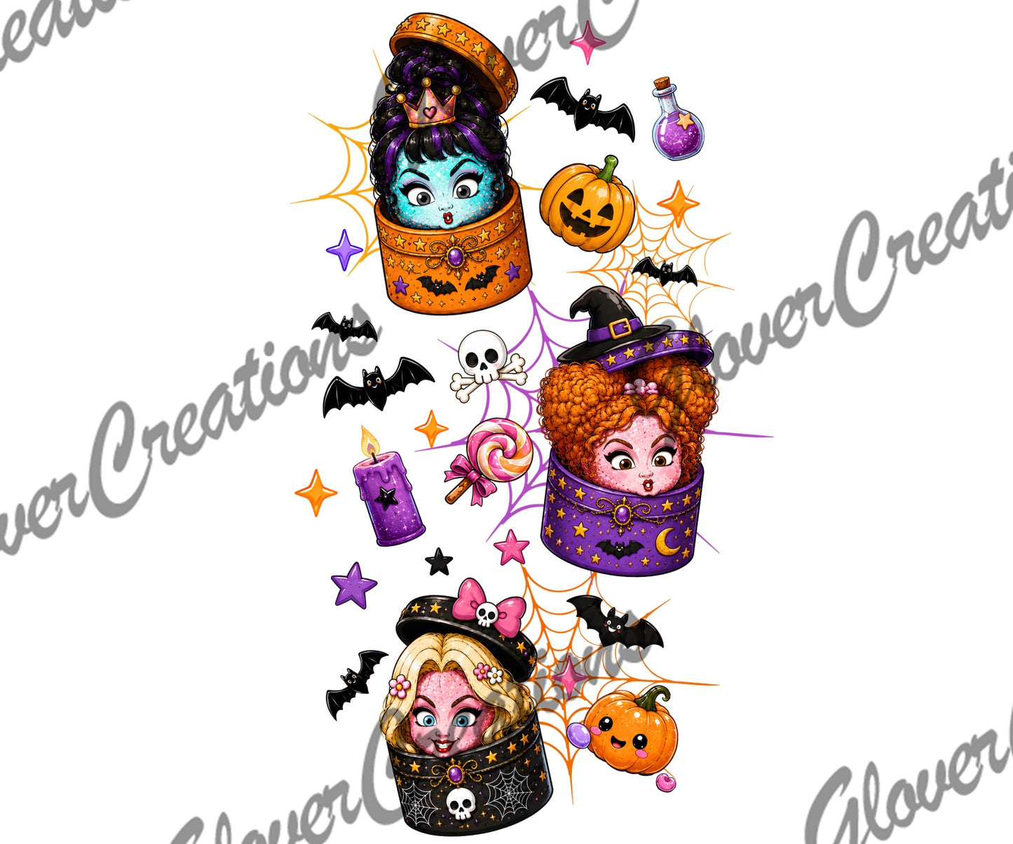 Spooky Sisters Halloween Dolls
