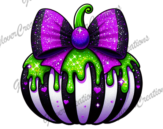 BeetleJuice Pumpkin Direct to Film Ready to Press Heat Transfers