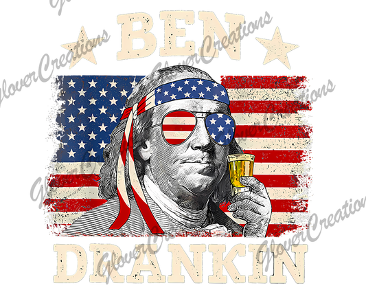 Ben Drankin Direct to Film Ready to Press Heat Transfer