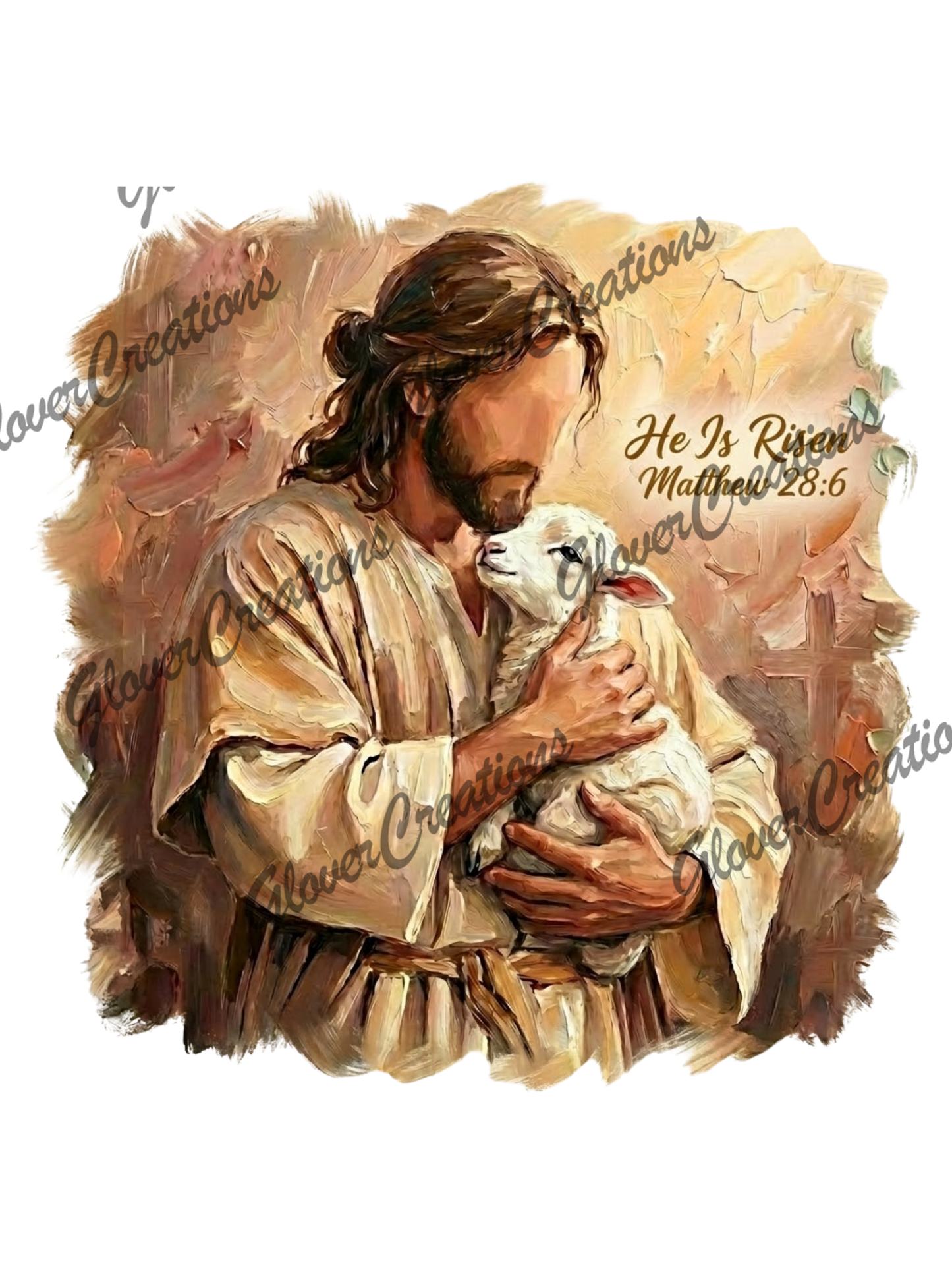 Jesus is the Lamb Direct to Film Ready to Press Heat Transfers