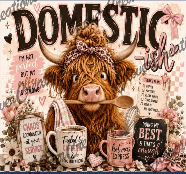 Domestic Cow Direct to Film Ready to Press Heat Transfers
