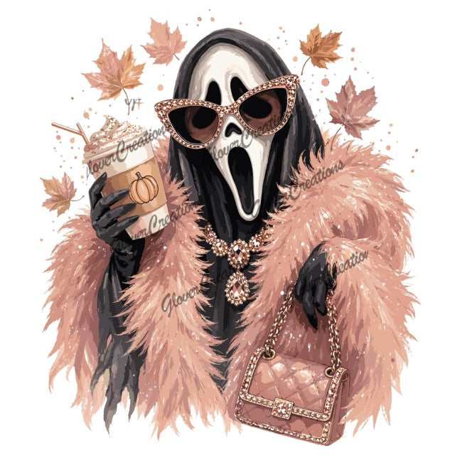 Scream In Pink Direct to Film Ready to Press Heat Transfers