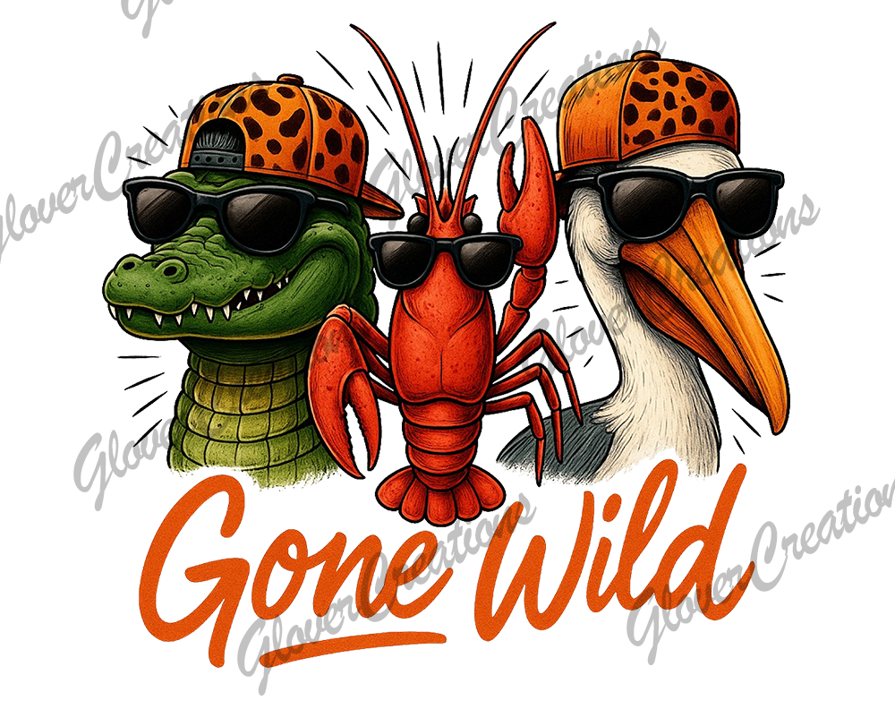 Gone Wild Direct to Film Ready to Press Heat Transfer
