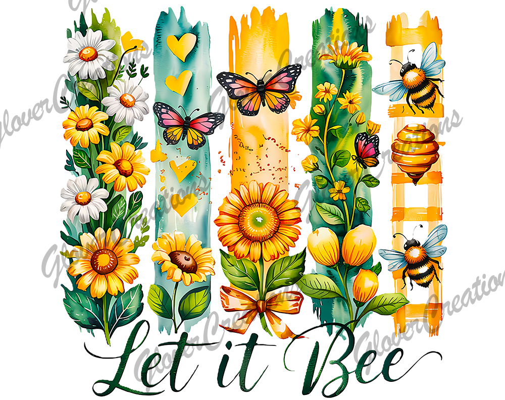 let it bee Direct to Film Ready to Press Heat Transfers