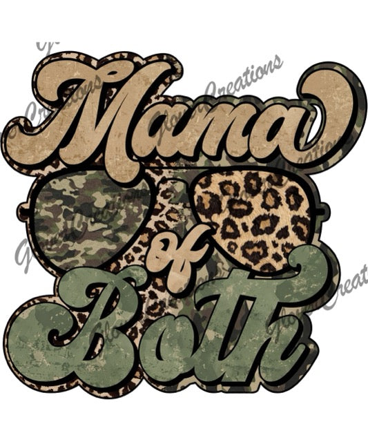 Mama Of Both Direct to Film Ready to Press Heat Transfers