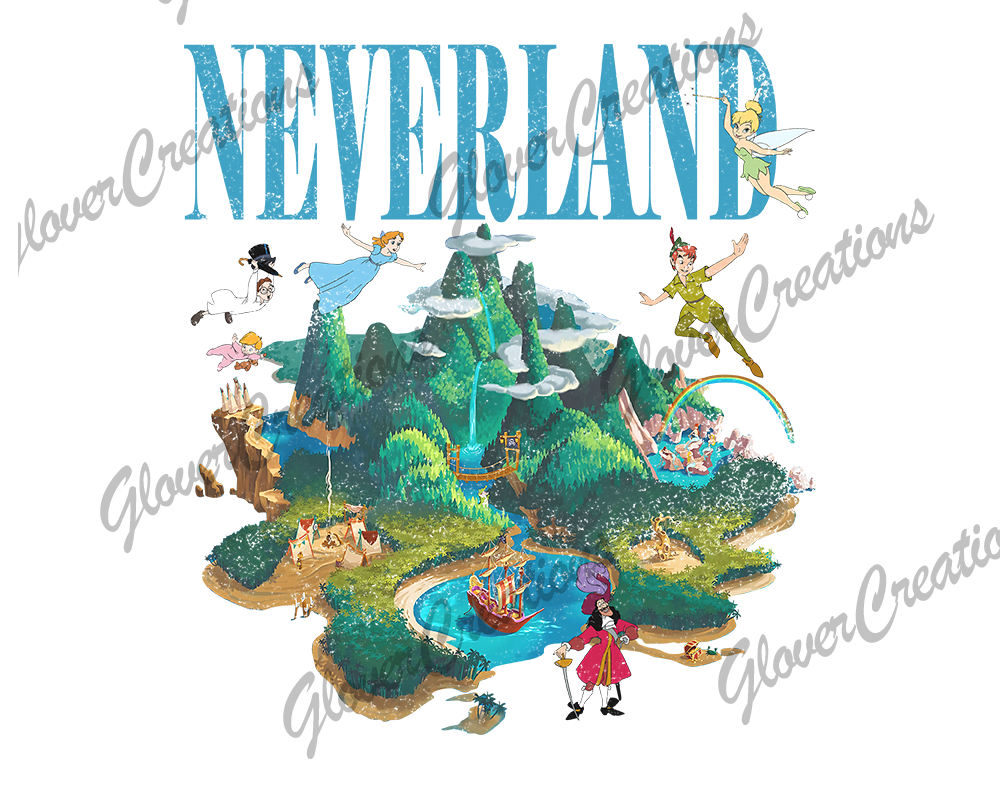 Peter Pan Direct to Film Ready to Press Heat Transfers