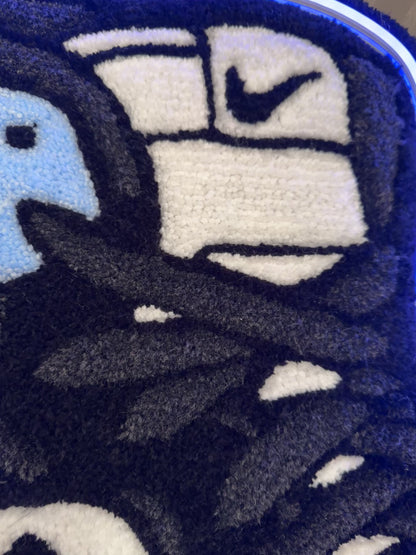 Custom LED Jordan Shoe Rug