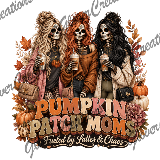 Pumpkin Patch Moms Direct to Film Ready to Press Heat Transfers