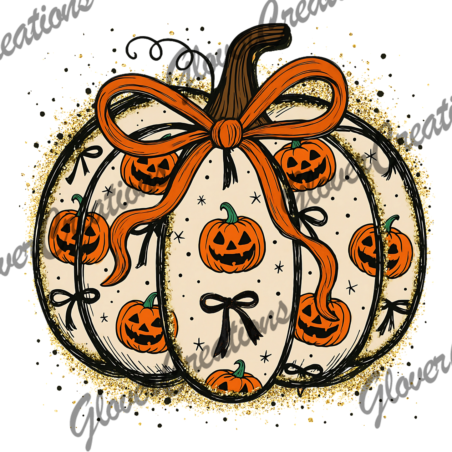 Pumpkin Lover Direct to Film Ready to Press Heat Transfers