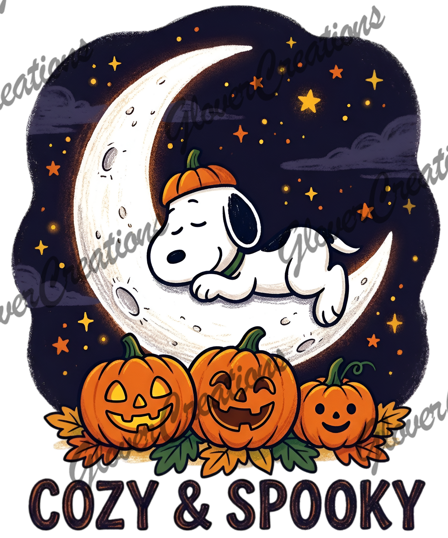 Cozy And Spooky Direct to Film Ready to Press Heat Transfers