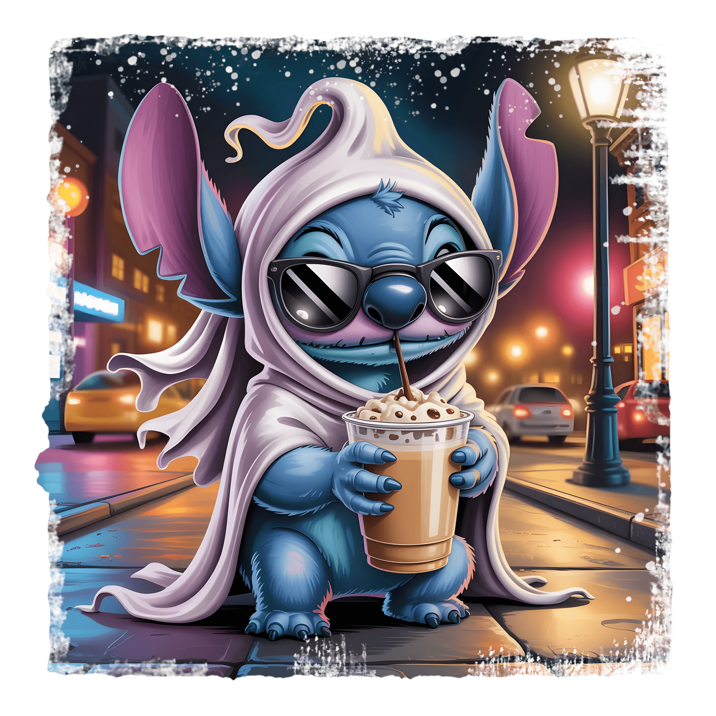 Blue Monster Coffee Direct to Film Ready to Press Heat Transfers