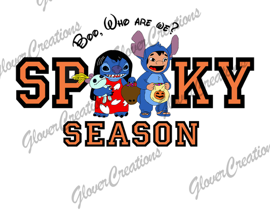 Stitch Spooky Season Direct to Film Ready to Press Heat Transfers