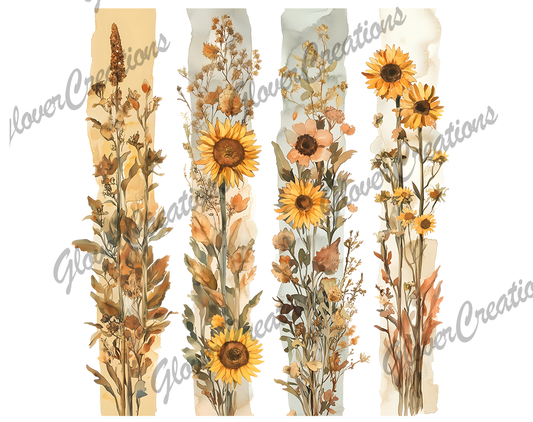 Sunflower Field Direct to Film Ready to Press Heat Transfers