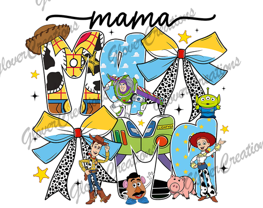 Toy Mama Direct to Film Ready to Press Heat Transfer