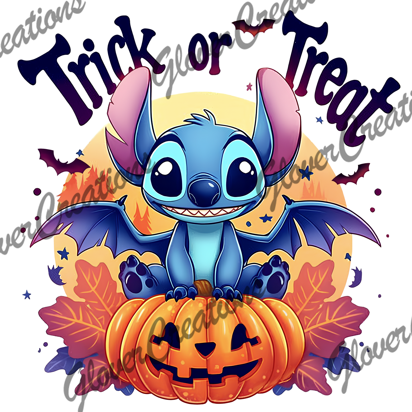 Trick Or Treat Direct to Film Ready to Press Heat Transfers